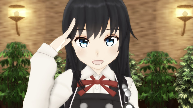 Mmd艦これ この感謝の気持ちは 一生忘れることはありませんっ へな羊式 朝潮改二 Miffysan さんのイラスト ニコニコ静画 イラスト