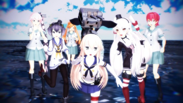 【MMD艦これ】つみ式モデル集合！1枚目
