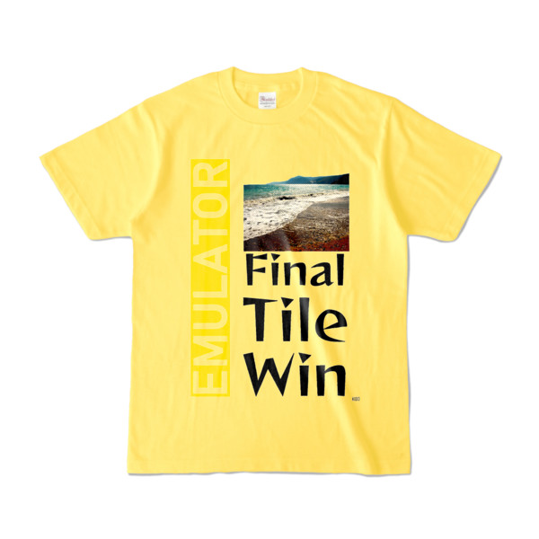 Tシャツ | イエロー | Final☆Tile☆Win☆