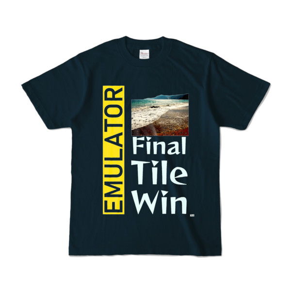 Tシャツ | ネイビー | Final☆Tile☆Win☆