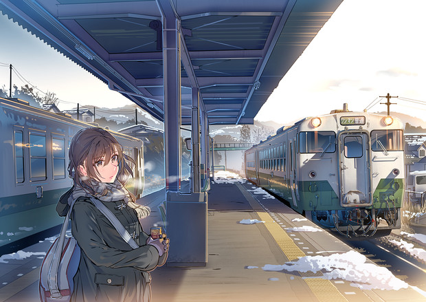 新刊 鉄道 女の子 Daito さんのイラスト ニコニコ静画 イラスト