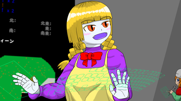 【支援絵】サーラちゃんさま生放送中