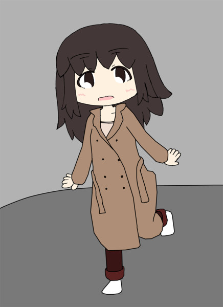 トレンチコートを着崩す ゆう さんのイラスト ニコニコ静画 イラスト