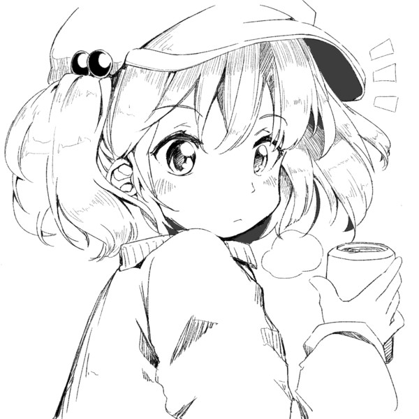 にとりでこっちに気づく感じの練習 Cactas さんのイラスト ニコニコ静画 イラスト