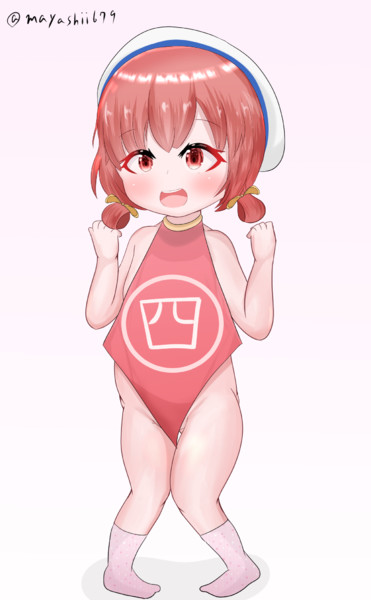 金太郎っぽい服を着るよつちゃん まやしい さんのイラスト ニコニコ静画 イラスト