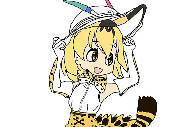 サーバル 青い猫 さんのイラスト ニコニコ静画 イラスト