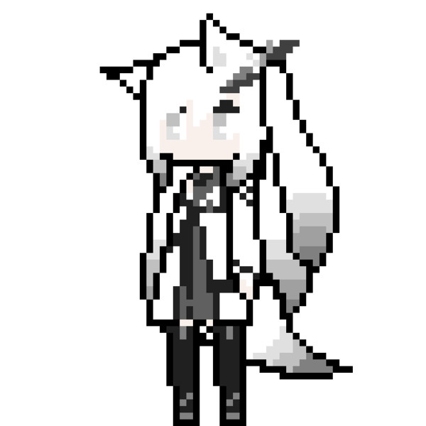 アリアルx64ドット絵 Bver カムヰ 狼狐 さんのイラスト ニコニコ静画 イラスト