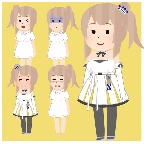 いらすとや風さとうささらの立ち絵です まぺん さんのイラスト ニコニコ静画 イラスト