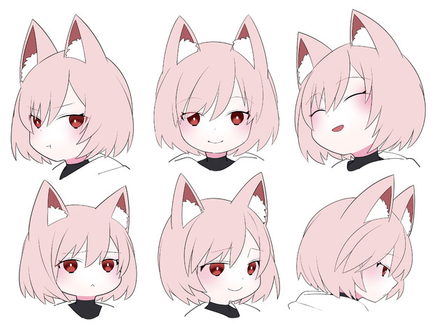 アバター少女の表情集 ハマー さんのイラスト ニコニコ静画 イラスト