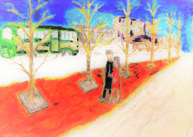 雪明けの散歩道 松田伸一郎 さんのイラスト ニコニコ静画 イラスト