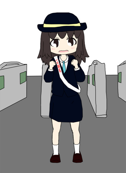 １日駅長 ゆう さんのイラスト ニコニコ静画 イラスト