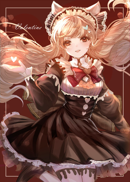 バレンタインチョコメイド こもりひっき さんのイラスト ニコニコ静画 イラスト