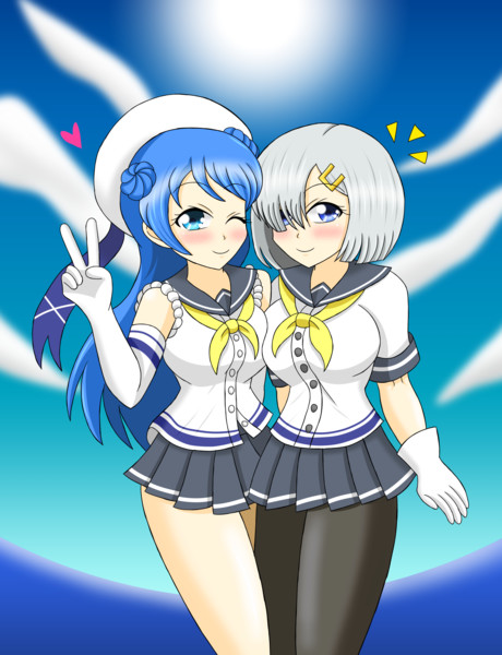 浦風 浜風 羅御厨 さんのイラスト ニコニコ静画 イラスト