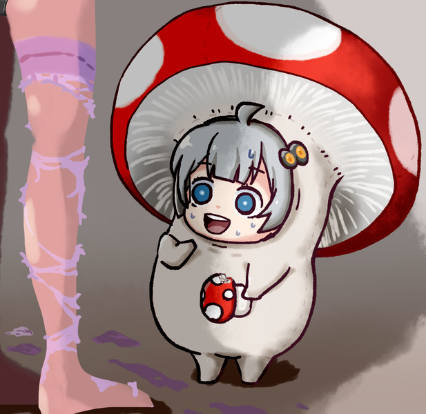 きのこ着ぐるみあかりちゃん Sakana さんのイラスト ニコニコ静画 イラスト