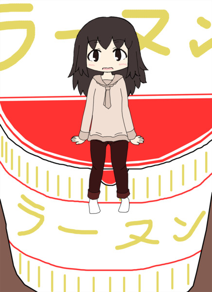 カップ麺の蓋をとじる置物にされる ゆう さんのイラスト ニコニコ静画 イラスト