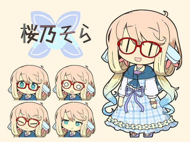 手描き】ときのそら大先輩だと気付かずイチャついてしまう火威青