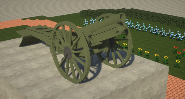 三八式十五珊榴弾砲 / okm12 さんのイラスト ニコニコ静画 (イラスト)