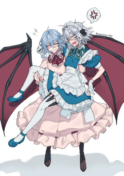 お姫様抱っこレミ咲 過去編 ひまでら さんのイラスト ニコニコ静画 イラスト