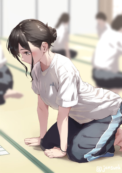 暗記に前のめりになっちゃう女子 Jonsun さんのイラスト ニコニコ静画 イラスト
