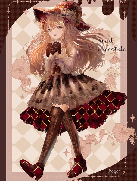バレンタインチョコレート魔女 全身版 こもりひっき さんのイラスト ニコニコ静画 イラスト