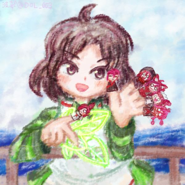 りりちゃんと姉妹指人形 Dol 003 さんのイラスト ニコニコ静画 イラスト