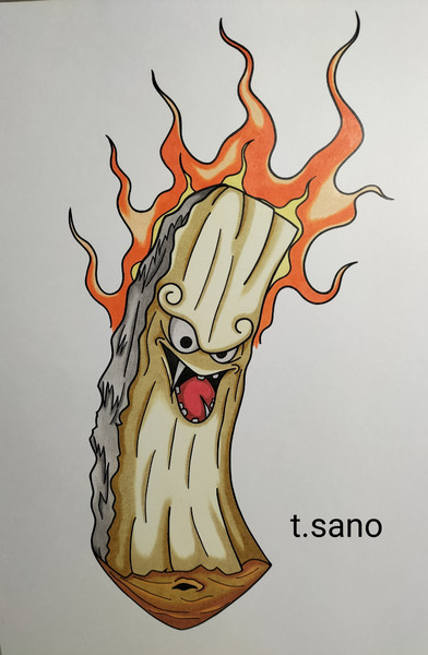 No 719 さまよう薪 たきぎ モンスターメーカー さんのイラスト ニコニコ静画 イラスト