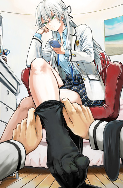 靴下コキ 