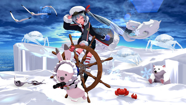 Mmd雪まつり22 Snow Miku 22 ファンアート 雪ミク ユキネ22 Nana7 さんのイラスト ニコニコ静画 イラスト