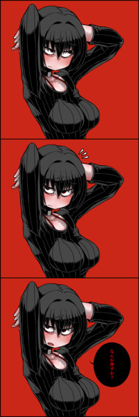頭の後ろで手を組むレツさん あやめ さんのイラスト ニコニコ静画 イラスト