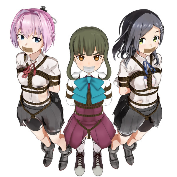 俯瞰緊縛考 女子高生抜き打ち尻毛検査 さんのイラスト ニコニコ静画 イラスト