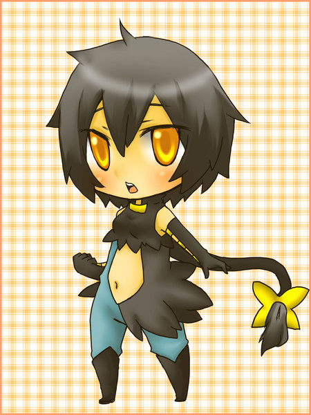 ポケ擬人 レントラー 控えめ 落書き 黒猫 玄猫 さんのイラスト ニコニコ静画 イラスト
