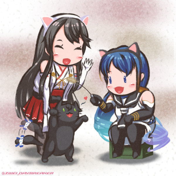 艦これ ぬこ艦な日日 五月雨 榛名 つヴぁい さんのイラスト ニコニコ静画 イラスト