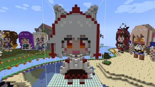マインクラフトで作った犬走椛 みずく あまみすく さんのイラスト ニコニコ静画 イラスト