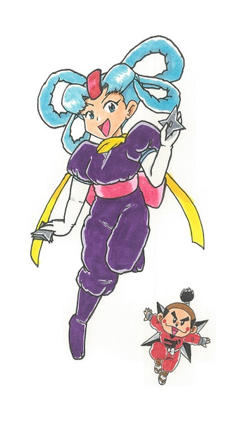 探偵少年カゲマン ナデシコ姫 A マイナーキャラ ｋｙｈｒ ｍ さんのイラスト ニコニコ静画 イラスト