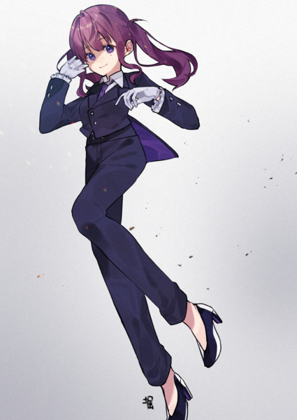 パンツスーツ花梨先輩 ほり さんのイラスト ニコニコ静画 イラスト