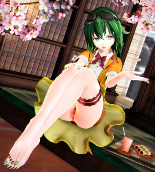 【めんぼう式まつり2022】素足美人なGUMIお姉さん♪