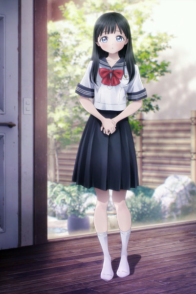素材 明日ちゃんのセーラー服 46 夏服の小路 Bingo さんのイラスト ニコニコ静画 イラスト