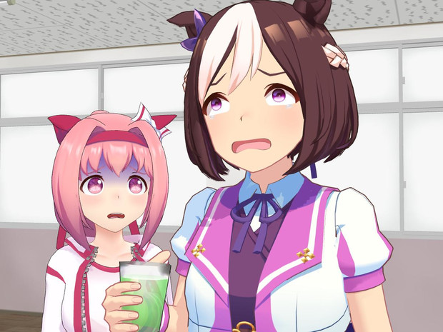 え これ飲んだらカップケーキ食べていいんですか そらまめ さんのイラスト ニコニコ静画 イラスト
