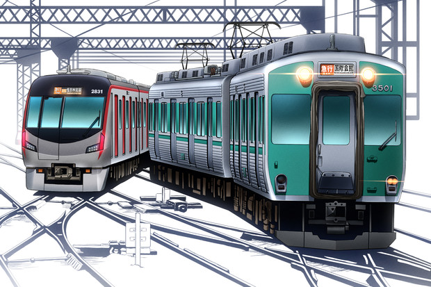 京都市交の新車 やまとじ さんのイラスト ニコニコ静画 イラスト