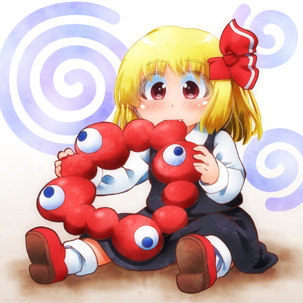 赤いポンデリングを食べるーみあ Matty さんのイラスト ニコニコ静画 イラスト