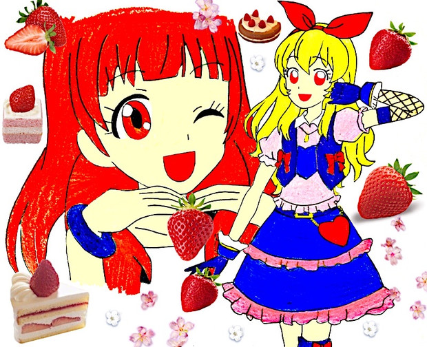私達のアイドル活動 アイカツ 始まります Dolphin Venus さんのイラスト ニコニコ静画 イラスト