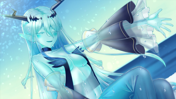 氷の精霊 黒夢スナ さんのイラスト ニコニコ静画 イラスト