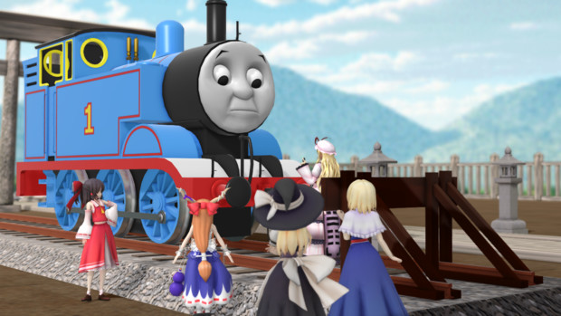 東方小汽車 小さな青い機関車が見たもの Sodor P ソドーp さんのイラスト ニコニコ静画 イラスト