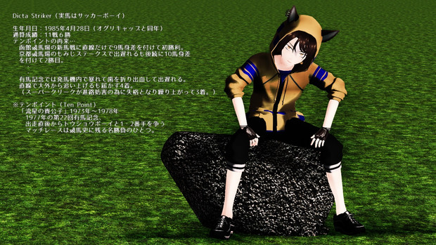 MMDウマ娘】サッカーボーイという名馬（ディクタストライカ