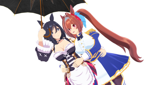 同じ傘の下で / ごマ天 さんのイラスト ニコニコ静画 (イラスト)