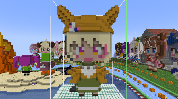 マインクラフトで作った尾丸ポルカ みずく あまみすく さんのイラスト ニコニコ静画 イラスト