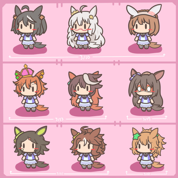 3月誕生日描けなかったウマ娘イラストまとめ ムジアンドウ 毎日ウマ絵更新 さんのイラスト ニコニコ静画 イラスト