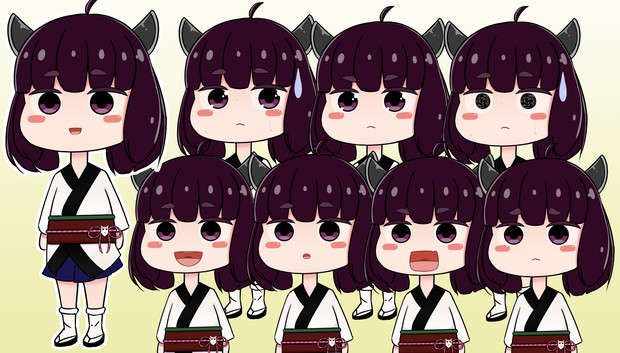 深淵を覗く東北きりたんの立ち絵素材 さざめき通り さんのイラスト ニコニコ静画 イラスト