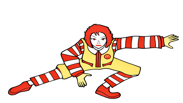 ドナルド マクドナルド ニコニコ静画 イラスト