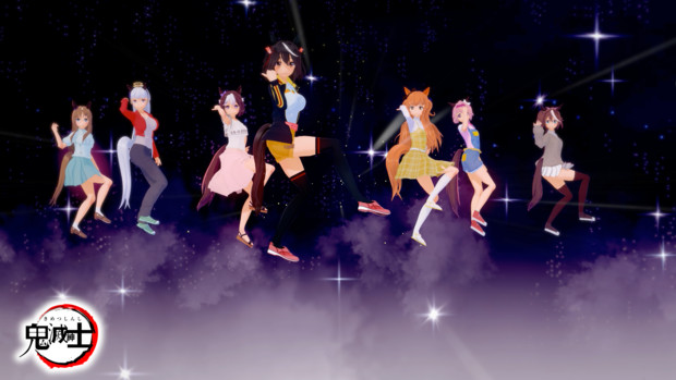 U S A Plain Clothes And Swimwear Ver 鬼滅紳士 さんのイラスト ニコニコ静画 イラスト
